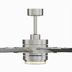 Fanimation LP8147SLBNBL Slinger - 72 inch - BN with BL Blades and LED LK: front view [Fanimation-LP8147SLBNBL|CUSTOM|11]