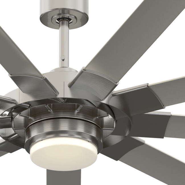 Fanimation LP8147SLBN Slinger - 72 inch - BN with GRY Blades and LED LK: bottom view [Fanimation-LP8147SLBN|CUSTOM|10]