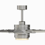 Fanimation LP8147SLBN Slinger - 72 inch - BN with GRY Blades and LED LK: front view [Fanimation-LP8147SLBN|CUSTOM|11]
