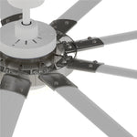 Fanimation LP8147SLMWBN Slinger - 72 inch - BN with MW Blades and LED LK: top view [Fanimation-LP8147SLMWBN|CUSTOM|11]