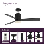 Fanimation LP8177LBLW All-Weather Pylon - 48 inch - BLW with LED LK: what's included card [Fanimation-LP8177LBLW|CUSTOM|2]