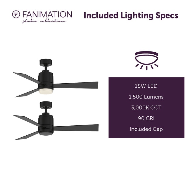 Fanimation LP8177LBLW All-Weather Pylon - 48 inch - BLW with LED LK: included lighting specs [Fanimation-LP8177LBLW|CUSTOM|7]