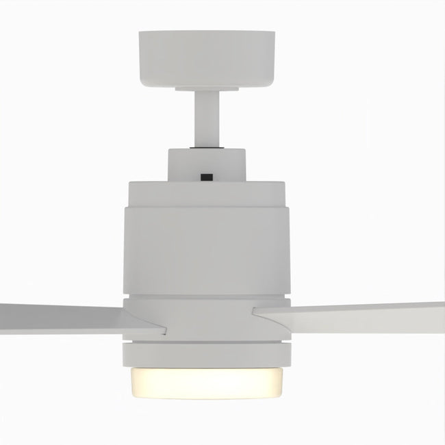 Fanimation LP8177LMWW All-Weather Pylon - 48 inch - MWW with LED LK: front view [Fanimation-LP8177LMWW|CUSTOM|11]