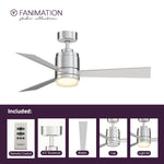 Fanimation LP8177LSLW All-Weather Pylon - 48 inch - SLW with LED LK: what's included card [Fanimation-LP8177LSLW|CUSTOM|2]