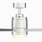 Fanimation LP8177LSLW All-Weather Pylon - 48 inch - SLW with LED LK: front view [Fanimation-LP8177LSLW|CUSTOM|11]