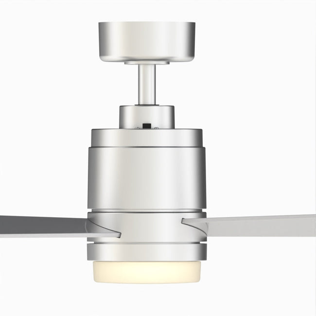 Fanimation LP8177LSLW All-Weather Pylon - 48 inch - SLW with LED LK: front view [Fanimation-LP8177LSLW|CUSTOM|11]
