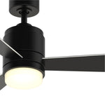 Fanimation LP8277LBL Pylon - 48 inch - BL with BL/SL Blades and LED LK: bottom view [Fanimation-LP8277LBL|CUSTOM|10]