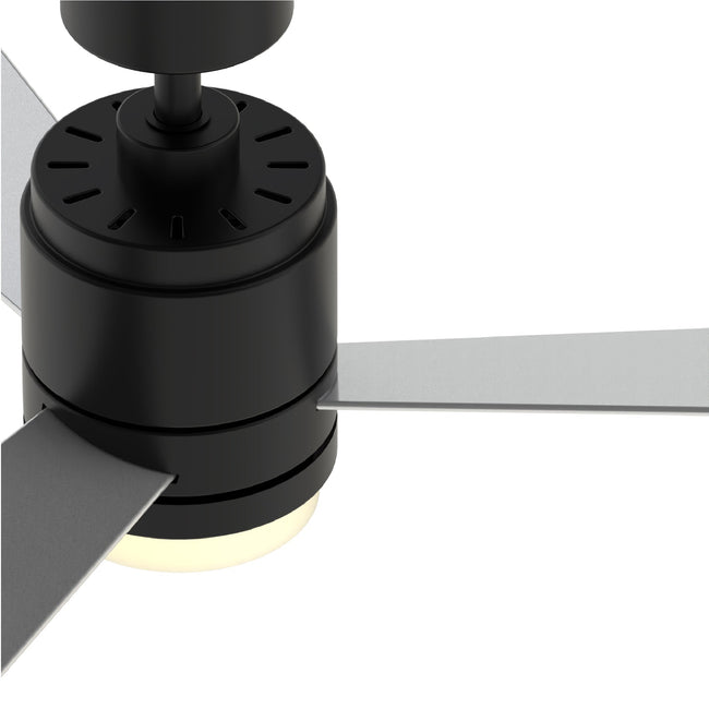 Fanimation LP8277LBL Pylon - 48 inch - BL with BL/SL Blades and LED LK: top view [Fanimation-LP8277LBL|CUSTOM|13]