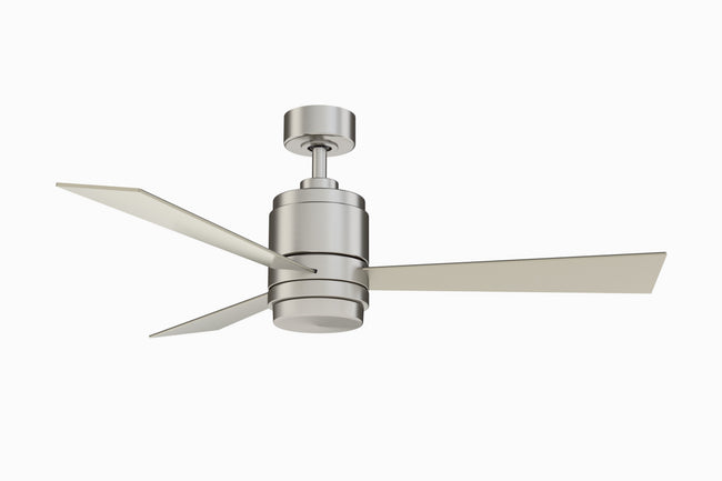 Fanimation LP8277LBN Pylon - 48 inch - BN with BL/GRY Blades and LED LK: shown with the included cap in place of the light kit [Fanimation-LP8277LBN|CUSTOM|11]