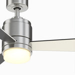 Fanimation LP8277LBN Pylon - 48 inch - BN with BL/GRY Blades and LED LK: bottom view [Fanimation-LP8277LBN|CUSTOM|10]