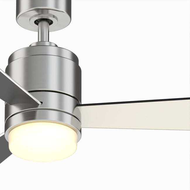 Fanimation LP8277LBN Pylon - 48 inch - BN with BL/GRY Blades and LED LK: bottom view [Fanimation-LP8277LBN|CUSTOM|10]