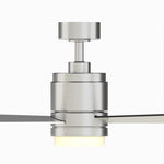 Fanimation LP8277LBN Pylon - 48 inch - BN with BL/GRY Blades and LED LK: front view [Fanimation-LP8277LBN|CUSTOM|12]
