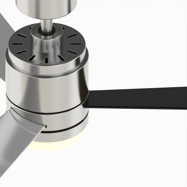 Fanimation LP8277LBN Pylon - 48 inch - BN with BL/GRY Blades and LED LK: top view [Fanimation-LP8277LBN|CUSTOM|14]