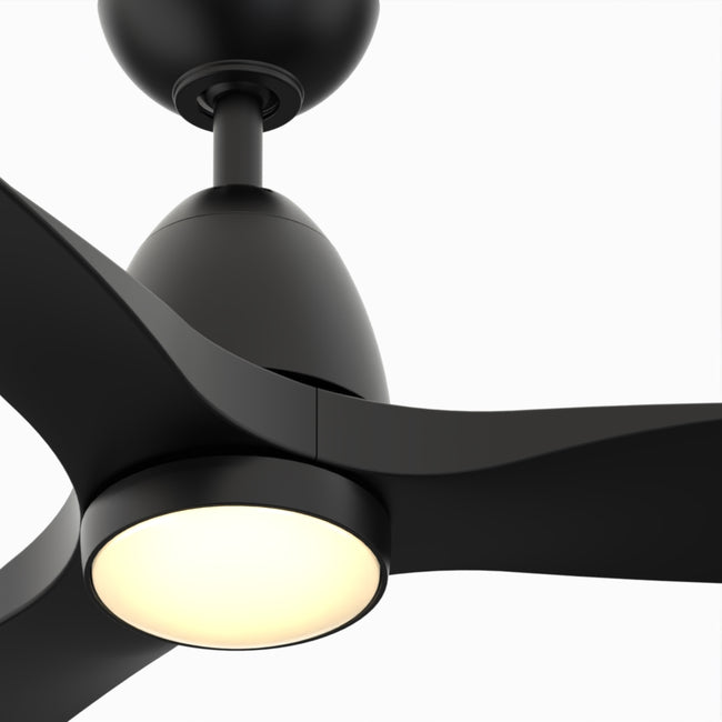 Fanimation LP8333LBL Prop - 52 inch - BL with BL Blade and LED LK: bottom view [Fanimation-LP8333LBL|CUSTOM|10]