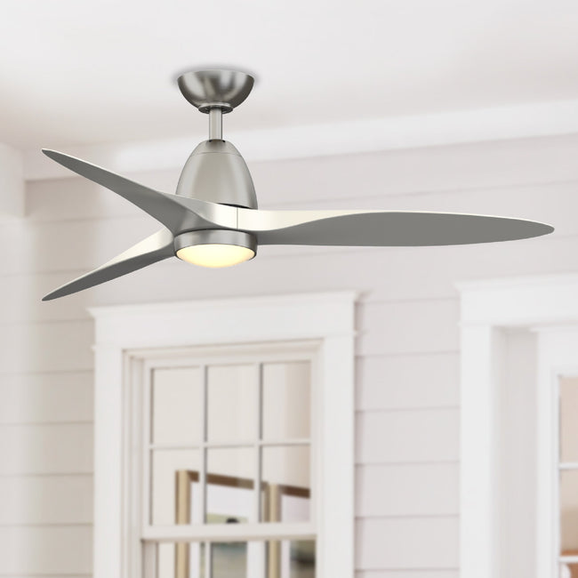 Fanimation LP8333LBN Prop - 52 inch - BN with BN Blade and LED LK: shown installed in a room [Fanimation-LP8333LBN|CUSTOM|3]