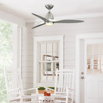 Fanimation LP8333LBN Prop - 52 inch - BN with BN Blade and LED LK: shown in a room setting [Fanimation-LP8333LBN|CUSTOM|12]
