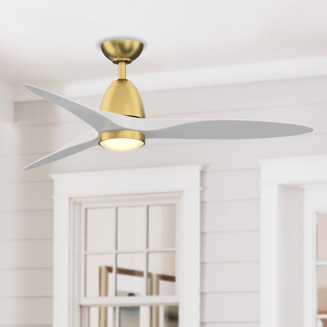 Fanimation LP8333LBS Prop - 52 inch - BS with MW Blade and LED LK: shown installed in a room [Fanimation-LP8333LBS|CUSTOM|3]