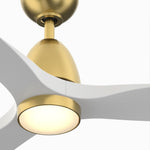 Fanimation LP8333LBS Prop - 52 inch - BS with MW Blade and LED LK: bottom view [Fanimation-LP8333LBS|CUSTOM|10]