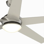 Fanimation LP8359LBN Covert - 64 inch - BN with GRY Blades and LED LK: bottom view [Fanimation-LP8359LBN|CUSTOM|9]