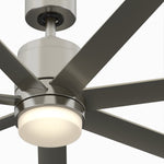Fanimation LP8377ALBN Blitz - 56 inch - BN with GRY Blades and CCT LED LK: bottom view [Fanimation-LP8377ALBN|CUSTOM|8]