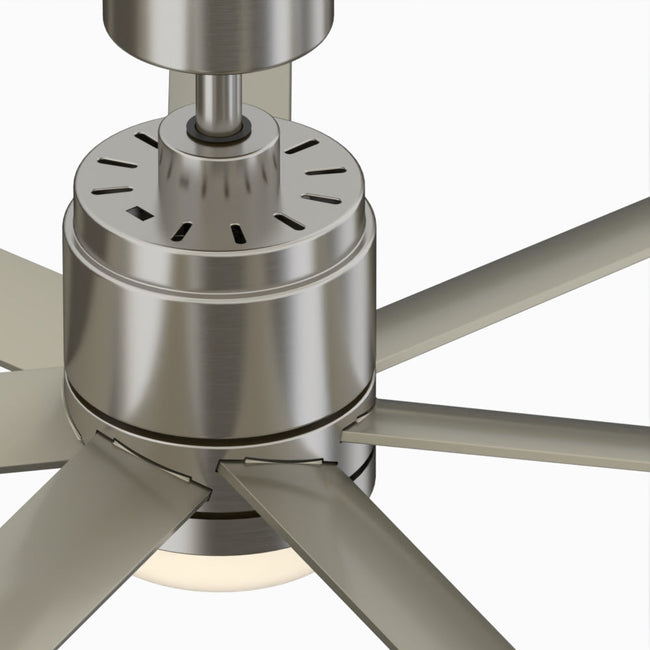 Fanimation LP8377ALBN Blitz - 56 inch - BN with GRY Blades and CCT LED LK: top view [Fanimation-LP8377ALBN|CUSTOM|11]