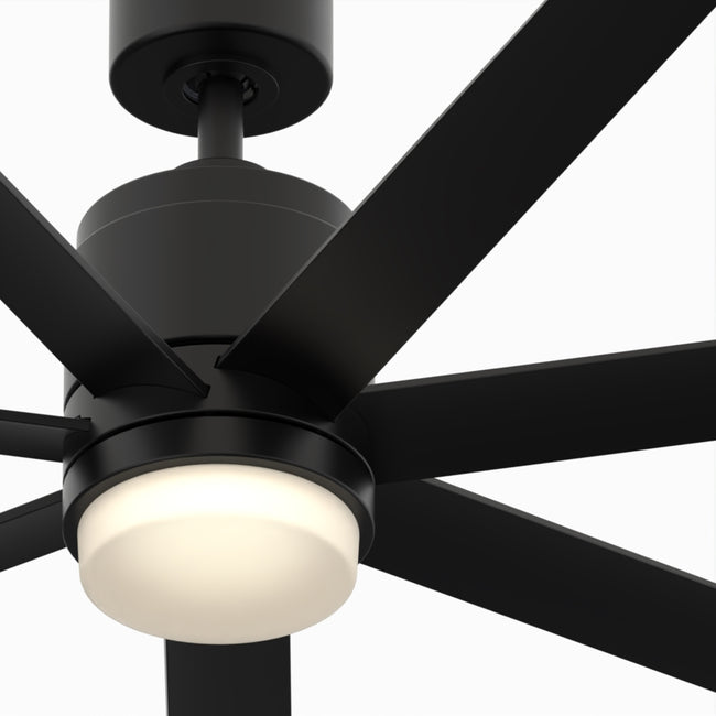 Fanimation LP8377LBL Blitz - 56 inch - BL with BL Blades and LED LK: bottom view [Fanimation-LP8377LBL|CUSTOM|9]