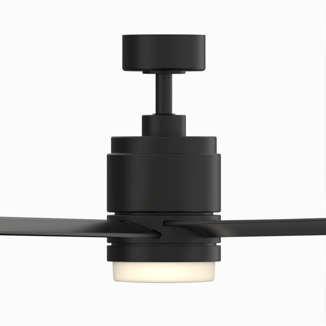Fanimation LP8377LBL Blitz - 56 inch - BL with BL Blades and LED LK: front view [Fanimation-LP8377LBL|CUSTOM|10]