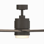 Fanimation LP8377LGR Blitz - 56 inch - GR with WE Blades and LED LK: front view [Fanimation-LP8377LGR|CUSTOM|11]
