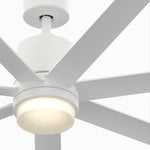 Fanimation LP8377LMW Blitz - 56 inch - MW with MW Blades and LED LK: bottom view [Fanimation-LP8377LMW|CUSTOM|10]