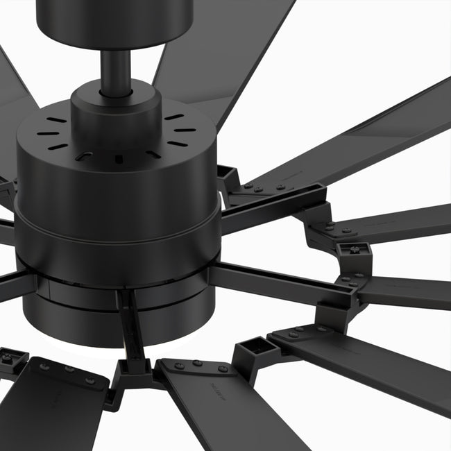 Fanimation LP8543LBL Kindred - 60 inch - BL with BL Blades and LED LK: top view [Fanimation-LP8543LBL|CUSTOM|13]
