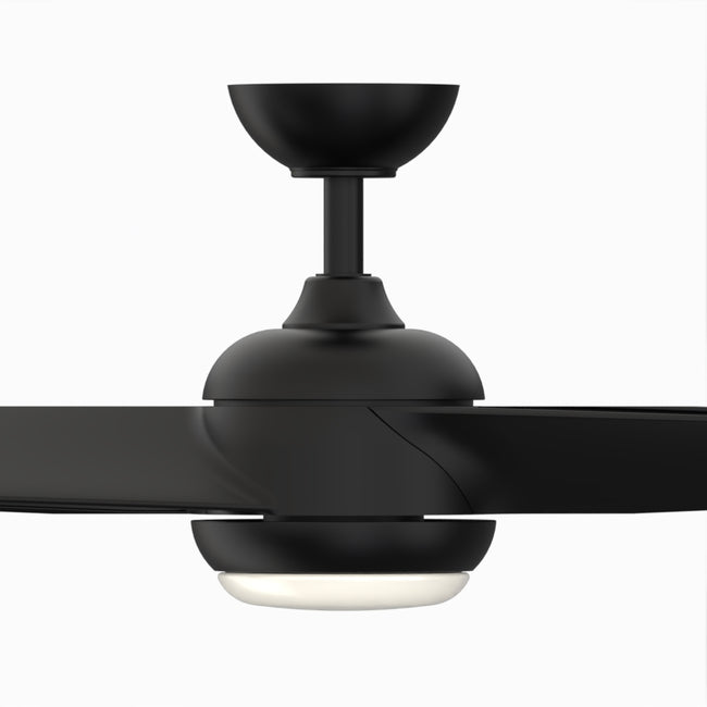 Fanimation LP8551LBL TwoFold - 60 inch - BL with BL Blades and LED LK: front view [Fanimation-LP8551LBL|CUSTOM|12]
