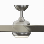 Fanimation LP8551LBN TwoFold - 60 inch - BN with GRY Blades and LED LK: front view [Fanimation-LP8551LBN|CUSTOM|12]