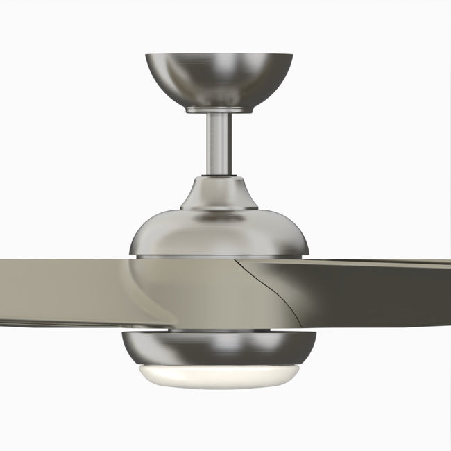 Fanimation LP8551LBN TwoFold - 60 inch - BN with GRY Blades and LED LK: front view [Fanimation-LP8551LBN|CUSTOM|12]