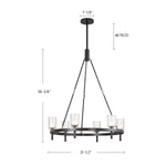 Lucian Chandelier - dimension drawing 1 [Alora-CH338632PNCC|CUSTOM|1]