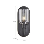 Lucian Wall and Vanity Light - dimension drawing 1 [Alora-WV338101PNCC|CUSTOM|1]