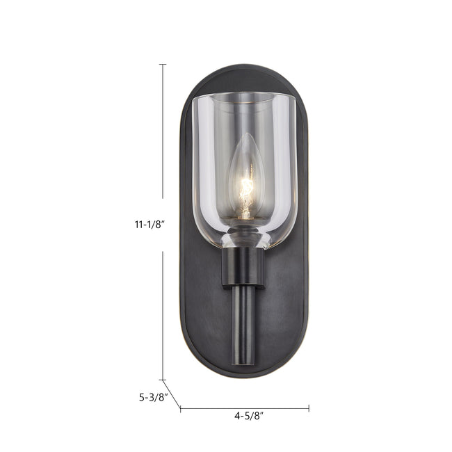 Lucian Wall and Vanity Light - dimension drawing 1 [Alora-WV338101PNCC|CUSTOM|1]