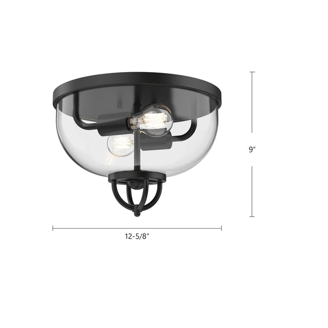 Lancaster Flush Mount - dimension drawing 1 [Alora-FM461102AG|CUSTOM|1]