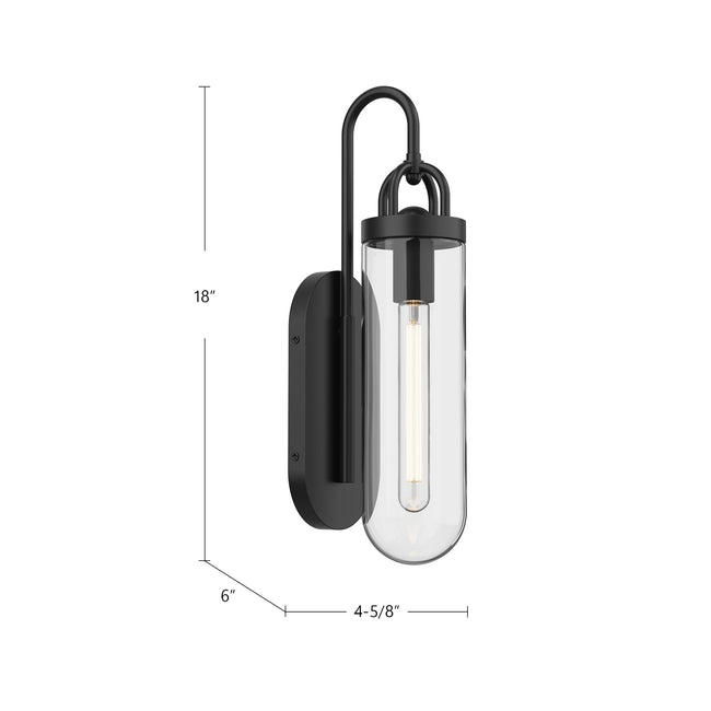 Lancaster Wall and Vanity Light - dimension drawing 1 [Alora-WV461101AG|CUSTOM|1]