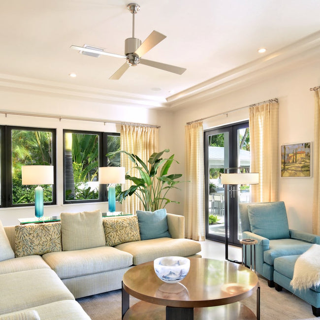 Modern Fan Co Lapa 50" Ceiling Fan - Damp Rated - photo (Lapa_215A.jpg) [Modern Fan Co-LAP-GW-50-WH-NL-001|CUSTOM|13]