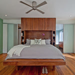 Modern Fan Co Lapa 50" Flush Mount Ceiling Fan - Damp Rated - photo (Lapa_Flush_286.jpg) [Modern Fan Co-LAP-FM-GW-50-WH-NL-001|CUSTOM|1]