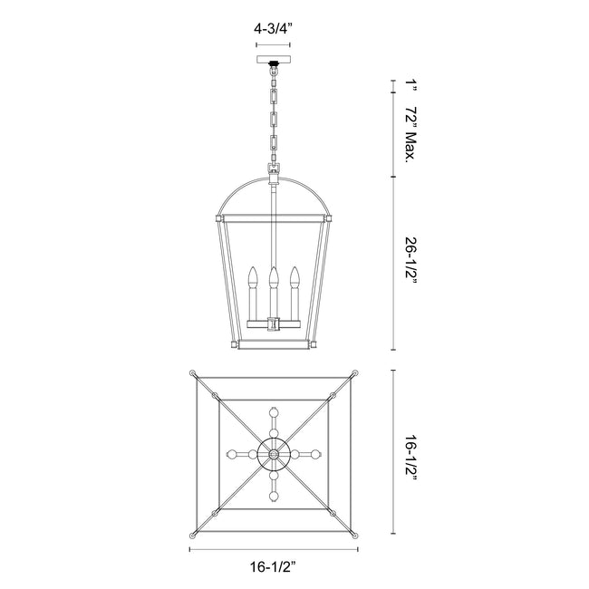 Manor Pendant - dimension drawing 2 [Alora-PD312217UB|CUSTOM|1]