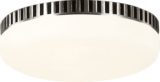 Universal Light Kits Downrod by Generation Lighting - 5.13"W x 1.25"H, Brushed Steel with Frosted White Glass [Generation Lighting-MC260BS|MAIN]