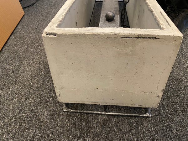 Four Light Linear Chandelier from the Brocca Collection in Silverdust Iron Finish by ELK Home (Clearance Display, Final Sale)