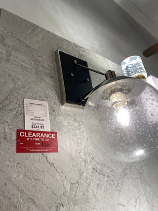 One Light Wall Sconce in Polished Nickel by Kichler from the Marilyn Collection (Clearance Display, Final Sale)