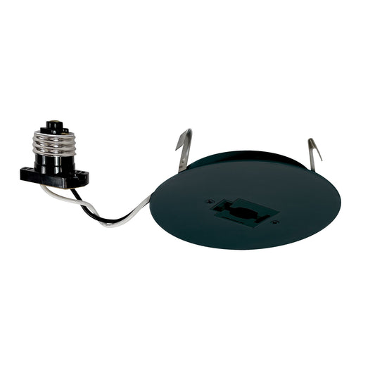 Track Syst & Comp-1 Cir 4" Track Monopoint Retrofit Kit by Nora Lighting - Black [Nora Lighting-NT-374B|ALT|1]