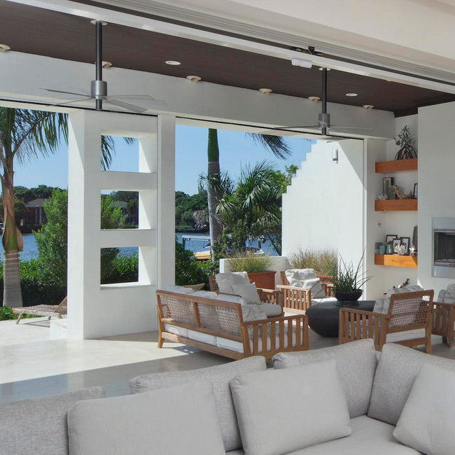 Modern Fan Co Pensi DC 52" Ceiling Fan - Damp Rated - photo (Pensi_217A.jpg) [Modern Fan Co-PEN-AA-52-AL-NL-WC|CUSTOM|8]