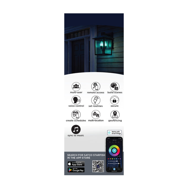 Satco 5.5W (40W Equivalent) B11 Torpedo LED Bulb, E26 Medium Base, Selectable 2700K-5000K, 90+ CRI, Dimmable, Damp Rated, Frost with Frost Glass, alternate view [Satco-S11112|CUSTOM|4]