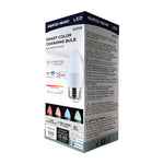 Satco 5.5W (40W Equivalent) B11 Torpedo LED Bulb, E26 Medium Base, Selectable 2700K-5000K, 90+ CRI, Dimmable, Damp Rated, Frost with Frost Glass, alternate view [Satco-S11112|CUSTOM|6]