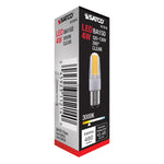 Satco 4W (35W Equivalent) T4 LED Bulb, BA15d Base, 3000K, 80+ CRI, Dimmable, Damp Rated, alternate view [Satco-S11214|CUSTOM|5]