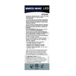 Satco 5.5W (40W Equivalent) T14 LED Bulb, E26 Medium Base, Selectable 2700K-5000K, 90+ CRI, Dimmable, Damp Rated, Clear, alternate view [Satco-S11244|CUSTOM|1]